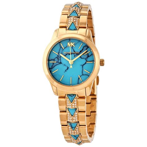 michael kors turquoise watch ebay|Michael Kors turquoise face watch.